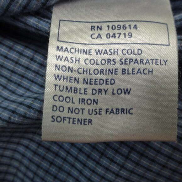 5.11 Tactical Blue Squares Snap Up Shirt Size Lg - Picture 4 of 5